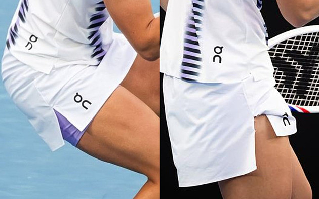 Šwiateková si v Austrálii během zápasu trhala sukni. Nakonec ji musela vyměnit