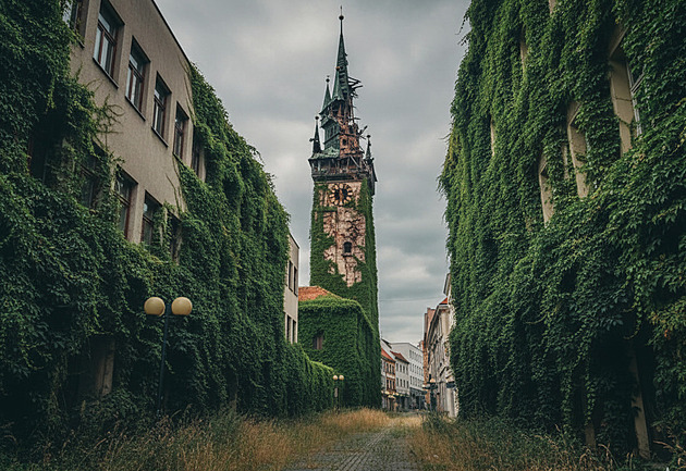 Oslava okurky, apokalypsa i kolony. Tvůrce ukazuje Znojmo pomocí umělé inteligence