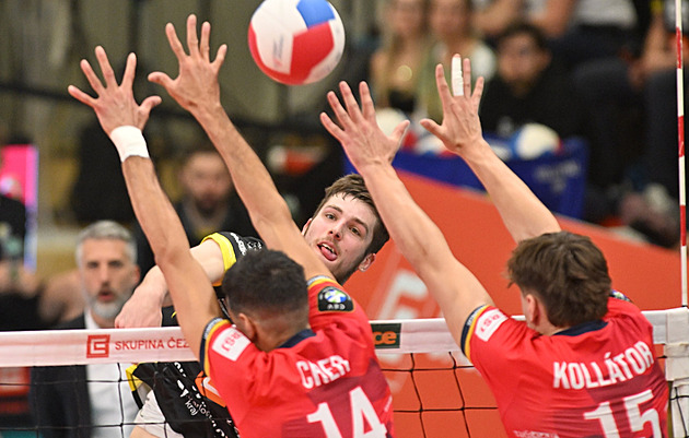 Vždy špatná varianta, čílili se volejbalisté Karlovarska. Padli u Lvů, finále je srovnané