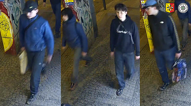 Byli na kamerách, sami se nepřihlásili. Počínání vandalů teď zveřejnila policie