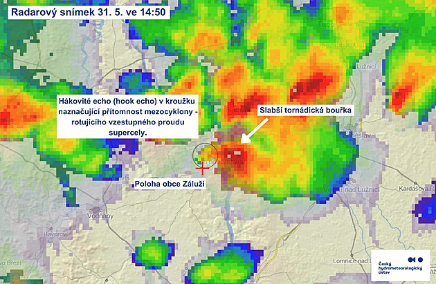 Českem prošla o víkendu dvě tornáda, potvrdili meteorologové