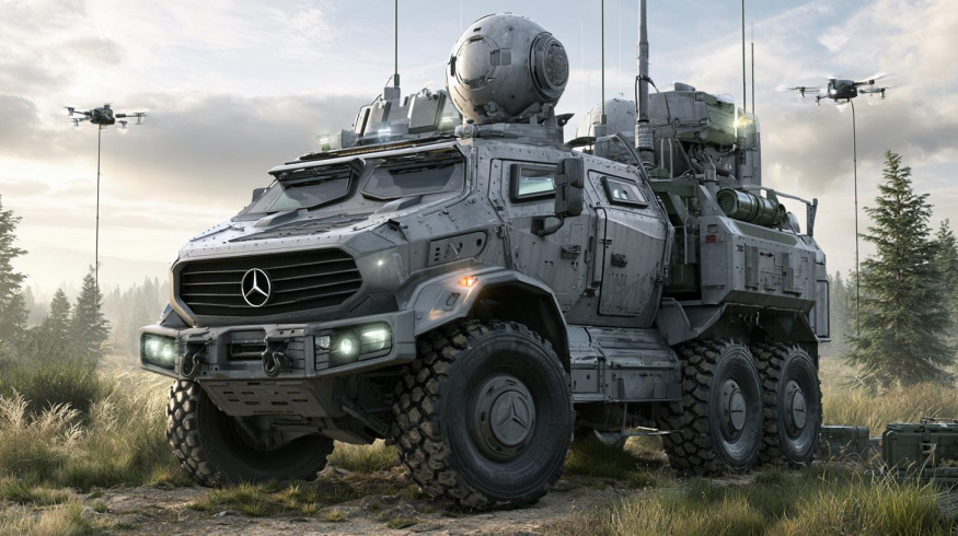 Mercedes-Benz posiluje vazby na obranný průmysl, spojil síly se startupem Tytan